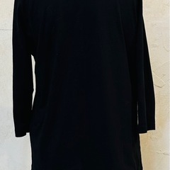 取り引き終了しましたm(_ _)m  　袖七分丈黒Tシャツ