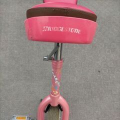 ブリジストン　一輪車　１輪車　18インチ　女の子　ピンクの画像