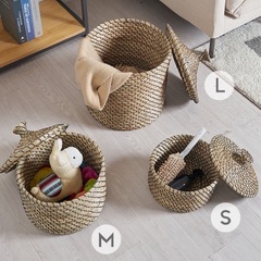 お譲りします。蓋つきバスケットの画像