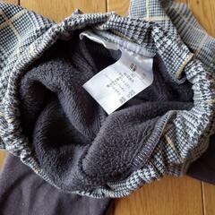 BREEZE チェック柄スカート付きレギンス 90の画像