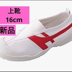 上履き/上靴JES2101(履き口ゴムタイプ）16cm  赤 靴...