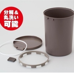 日本製　蓋付きゴミ箱の画像