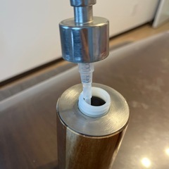 木製　ディスペンサー　ハンドソープボトルの画像