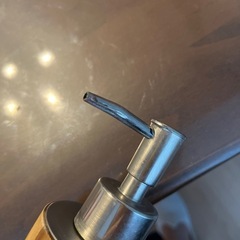 木製　ディスペンサー　ハンドソープボトルの画像