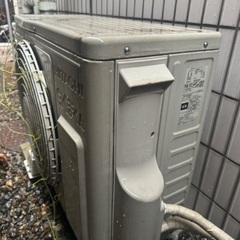 日立 白くまくん ルームエアコン RAS-AJ36G 2017年製 エアコン 室外機の画像