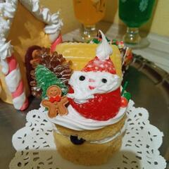 食品サンプルのミニクリスマスケーキ作り
