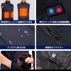 ヒートベスト　加熱ベスト　電熱ベスト
 の画像