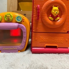 おままごと電子レンジ冷蔵庫