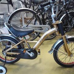 中古子供自転車３３２３　前後タイヤ新品！　キャデラック　１６イン...