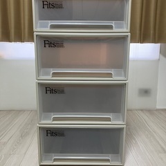 最終値下げ【美品】フィッツ押入収納 4個