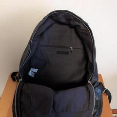 値下げ！【早い者勝ち】And  A のレザーリュック(黒)ですの画像