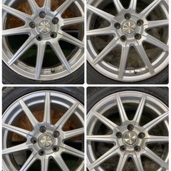お取引き中、SUV系‼️即戦力🌈225/65R17🌈17インチスタッドレスアルミ🌈4本セット‼️‼️ アルミ良好‼️溝充分😊D-3委の画像