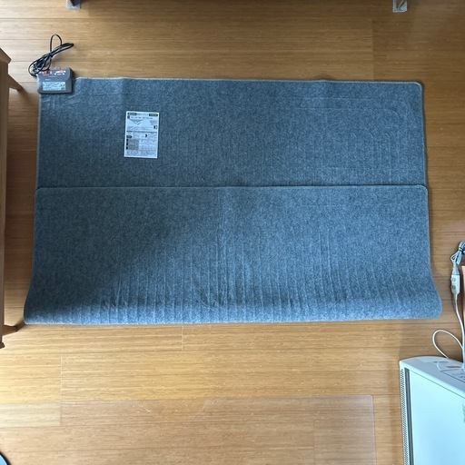 電気カーペット　2畳タイプ　175×175㎝　タイマー・取説付