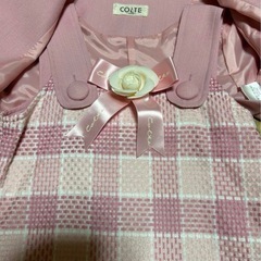 COLTE ピンク チェック柄 ワンピース スーツの画像