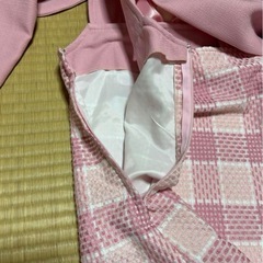 COLTE ピンク チェック柄 ワンピース スーツの画像