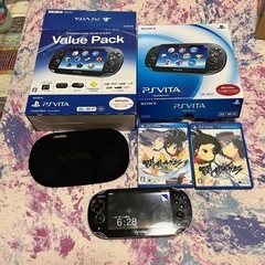 psvita 初期モデルバリューパック　ソフト付き　メモカ付き