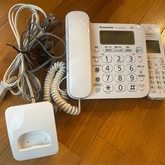 パナソニック　固定電話　子機　説明書付き！！の画像