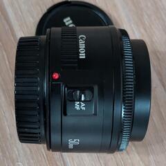 【お話中】Canon　キャノン　EF50mm  f1.8 II　単焦点レンズの画像
