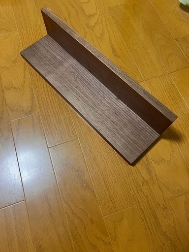 決まりました。　無印良品　壁に付けられる家具棚