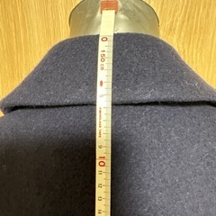 Heather ネイビー チェスターコートの画像