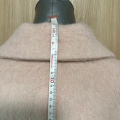 Heather 淡いピンク チェスターコート 毛混合の画像