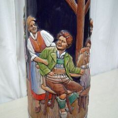 ドイツ製　陶器のビールジョッキ　２点の画像