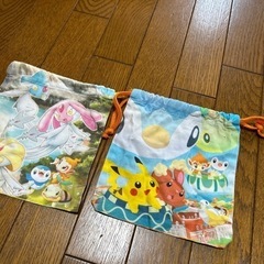 ポケモン　巾着　袋　2枚