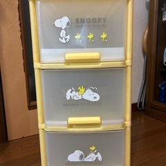 SNOOPY 　3段ボックスの画像