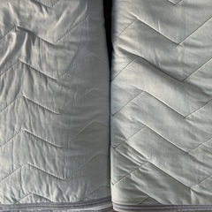 ニトリ　Nクール　極冷　ベッドパッド　グレー2枚セットの画像