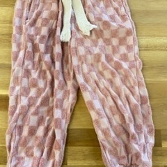 チェックパンツ　韓国服　100size