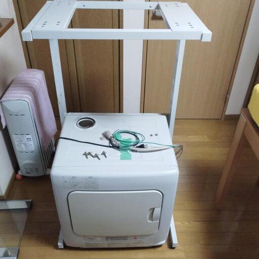 ガス衣類乾燥機+設置棚有り