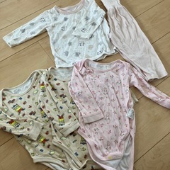 80cm✴︎ボディ肌着ユニクロ✴︎薄手パジャマset