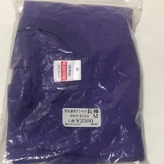 長袖Tシャツ　M　 紫