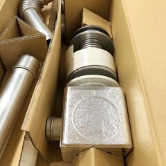 24Y743 ジ4 【未使用】 NORITZ ノーリツ 薄形給排気筒セット FF-49A-C 寒冷地用の画像