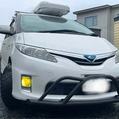 現車確認！　アゲバン仕様　リフトアップ　エスティマ　ハイブリッド...