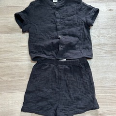 ベビー服 黒セットアップ