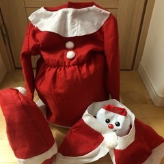 クリスマス衣装ワンピ　110サイズくらいまで