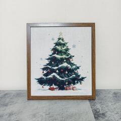 ‼️お値下げ中‼️クロスステッチで作ったクリスマスツリー🎄