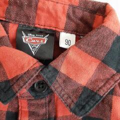 ディズニー　カーズ　シャツ90と七分袖水玉95の画像