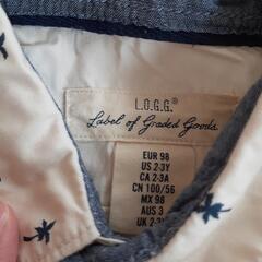 シャツ2点100センチとGAPベスト90の画像