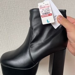 新品ブーツL‼️の画像