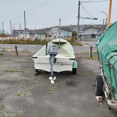 ８馬力エンジン付き和船　値引き可能です