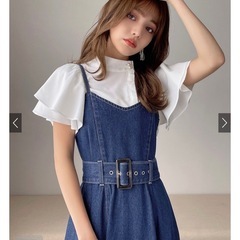 デニムワンピース1000円