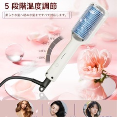 【定価13980円】ヘアブラシ アイロン マイナスイオンの画像