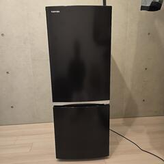 東芝 冷蔵庫 幅47.9㎝ 153L セミマットブラック GR-...