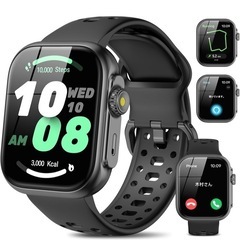 新品未開封！スマートウォッチ Bluetooth 5.4 通話機...