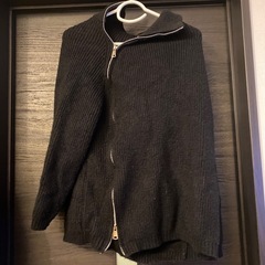 ジップアップニット