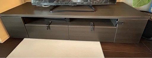 【美品11/14まで受取限定】LOWYA 幅177.6㎝　木製テレビ台
