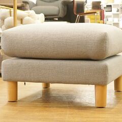 (Y)北大前! 札幌 引取 Koala コアラ オットマン W65×D65×H44cm グレー系 スツール 家具 中古美品 2058434の画像