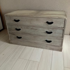 終了【無料】中古　桐タンス